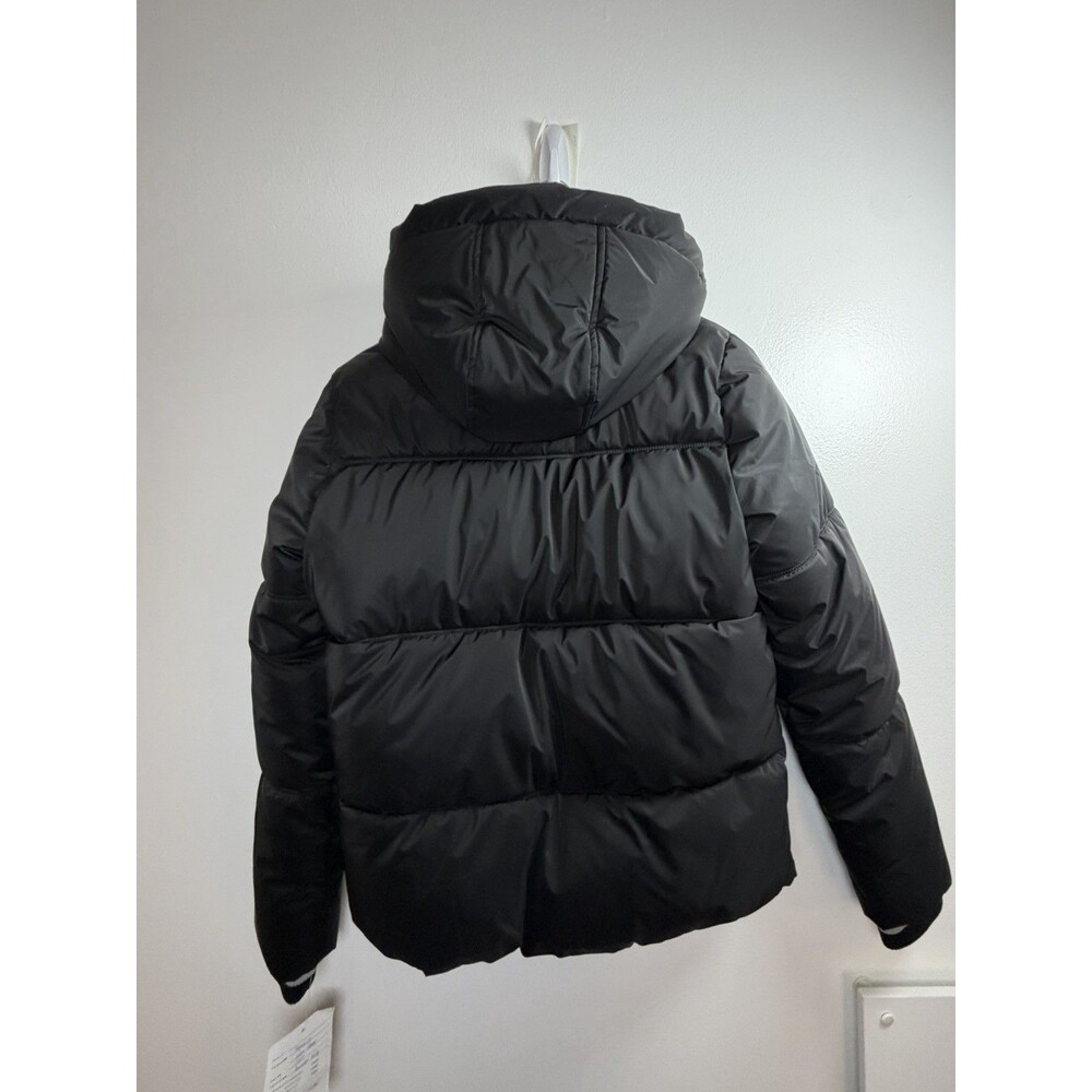 Spyder Womens Black Puffer Ski Jacket Hooded Insulated Water Resistant S - Picture 7 of 11